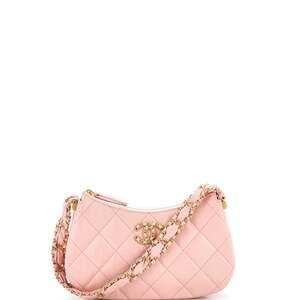 Chanel 19 Zip Hobo Clutch With Chain #238237C47B